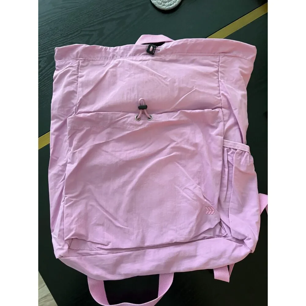 All in Motion Lilac Sack Backpack NWT Cinch Drawstring Sport Bag 15x17 - Picture 2 of 6